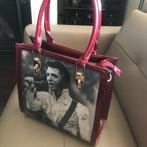 Woman bag Elvis Presley. Tridimensional photo design. Vintage - New